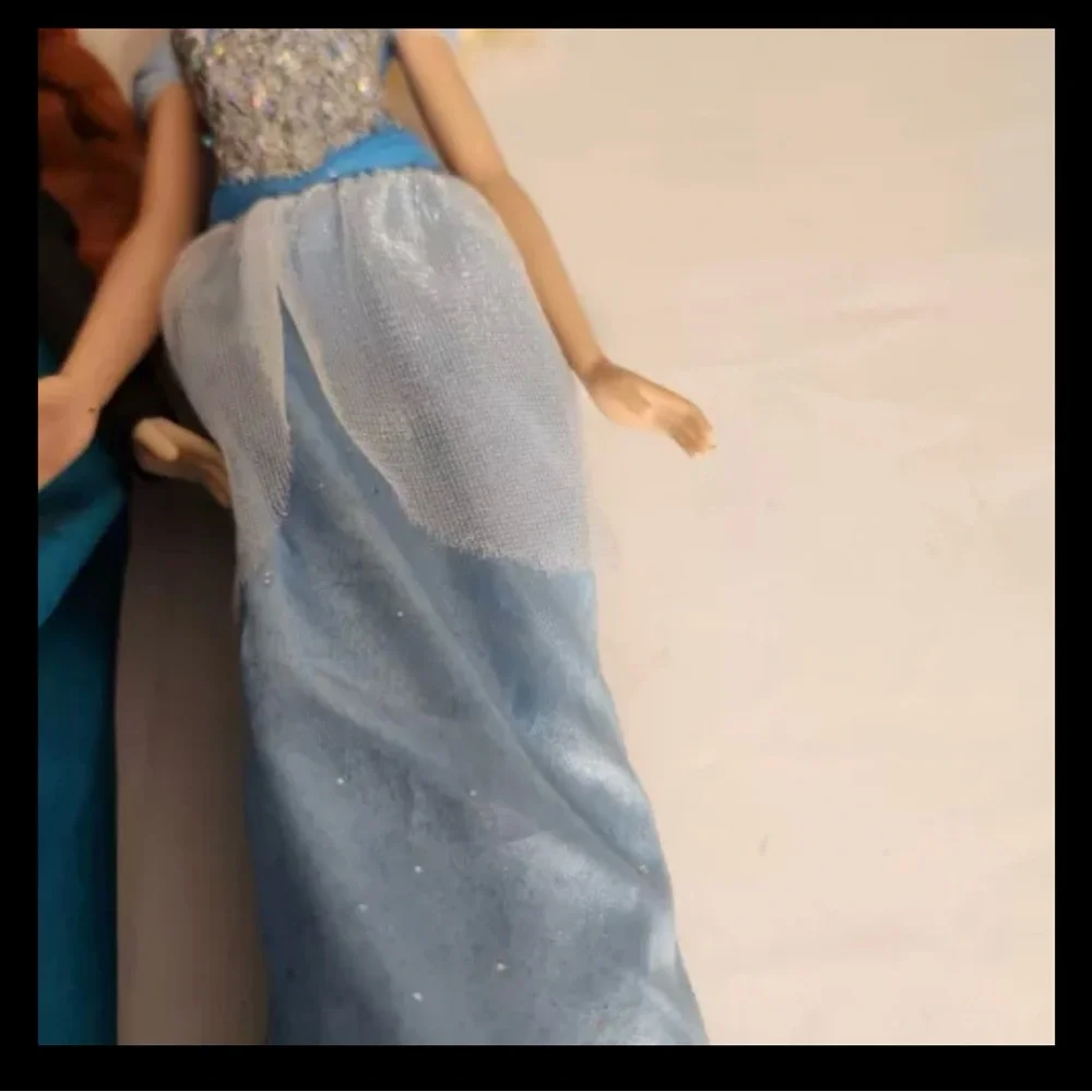 Disney Shimmer And Shine Doll Lot Of 5 Aurora Tiana Belle Anna Cinderella As-Is - Picture 10 of 10